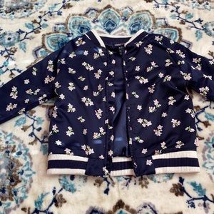 zip up floral jacket - 6